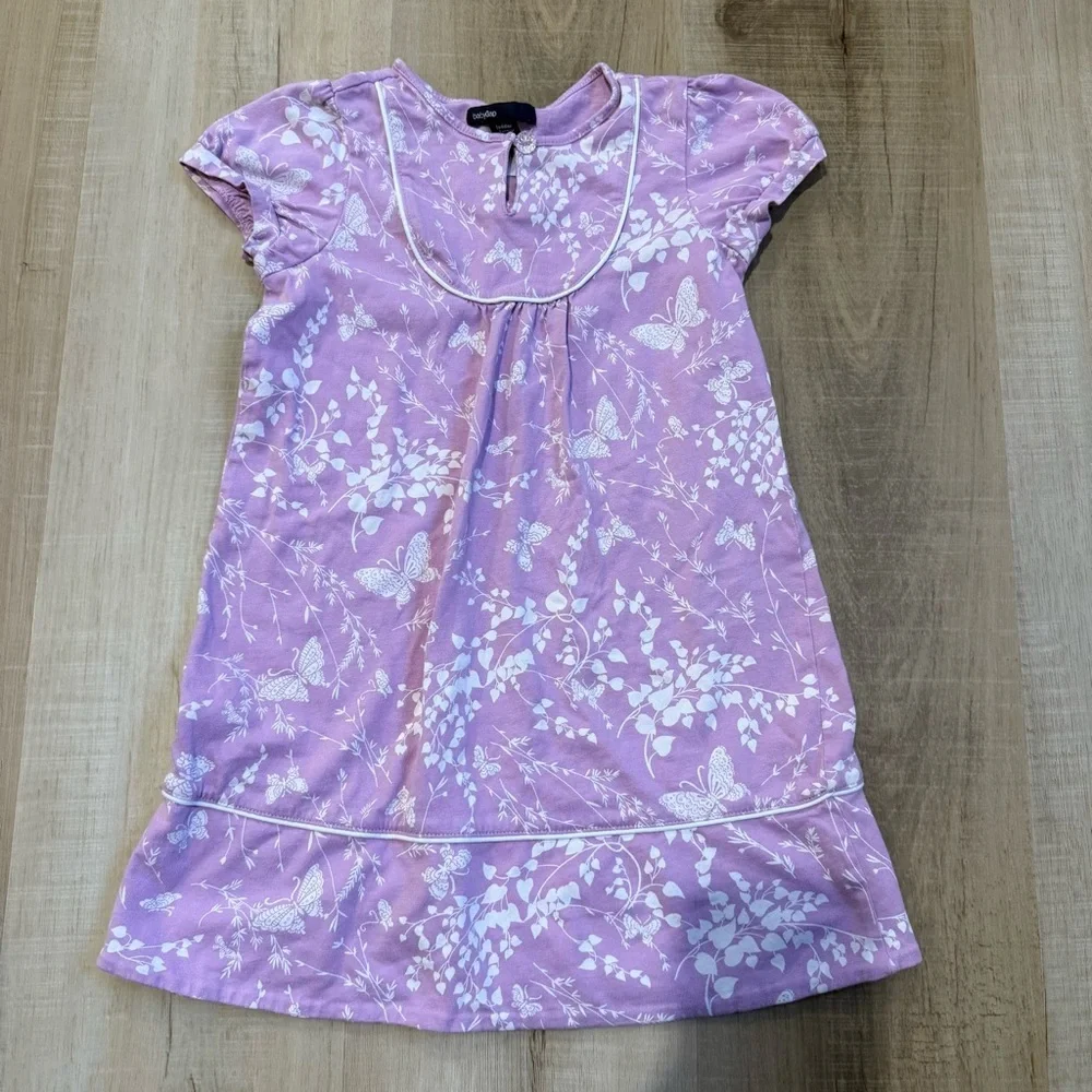 Baby Gap Girls  Light Purple Floral Dress size 5 Toddler